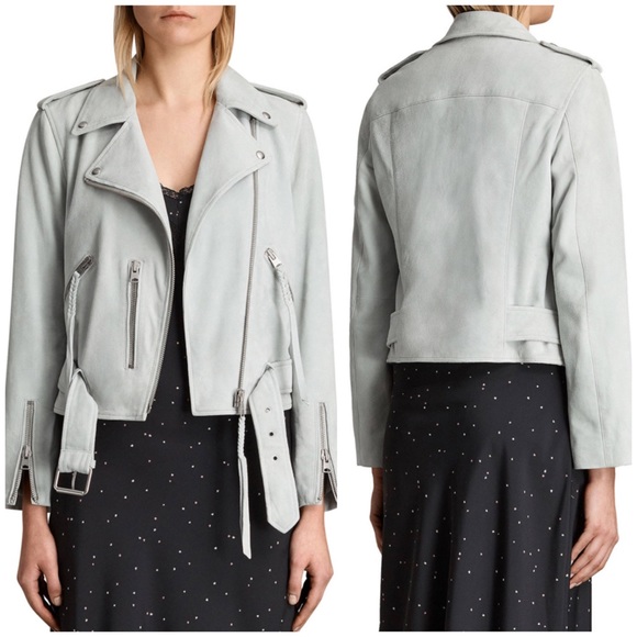 All Saints Balfern Suede Jacket